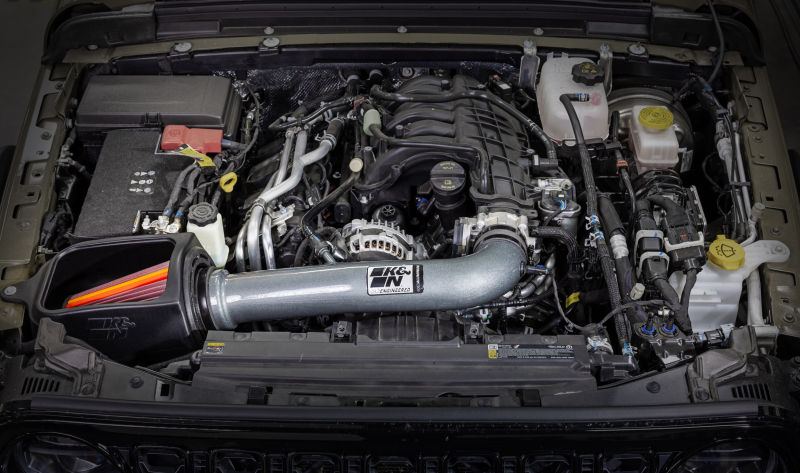 Jeep Gladiator Performance Air Intake - K&N Engineering - NextGen Aluminum - `20-`26